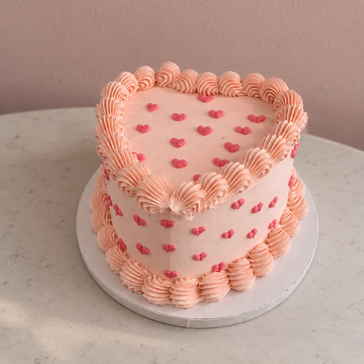 Heart-Shaped Mini Cake Cake of Hearts
