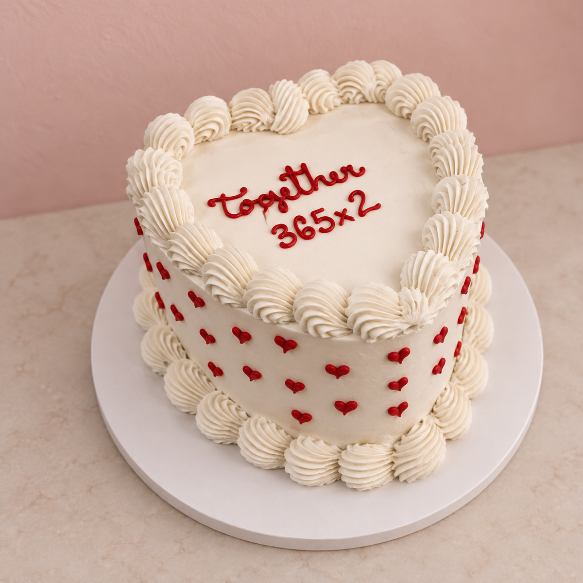 Heart-Shaped Mini Cake of Hearts