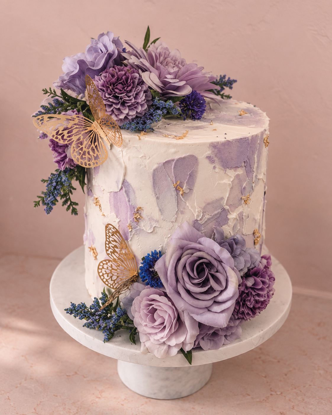 Floral Butterfly Cake