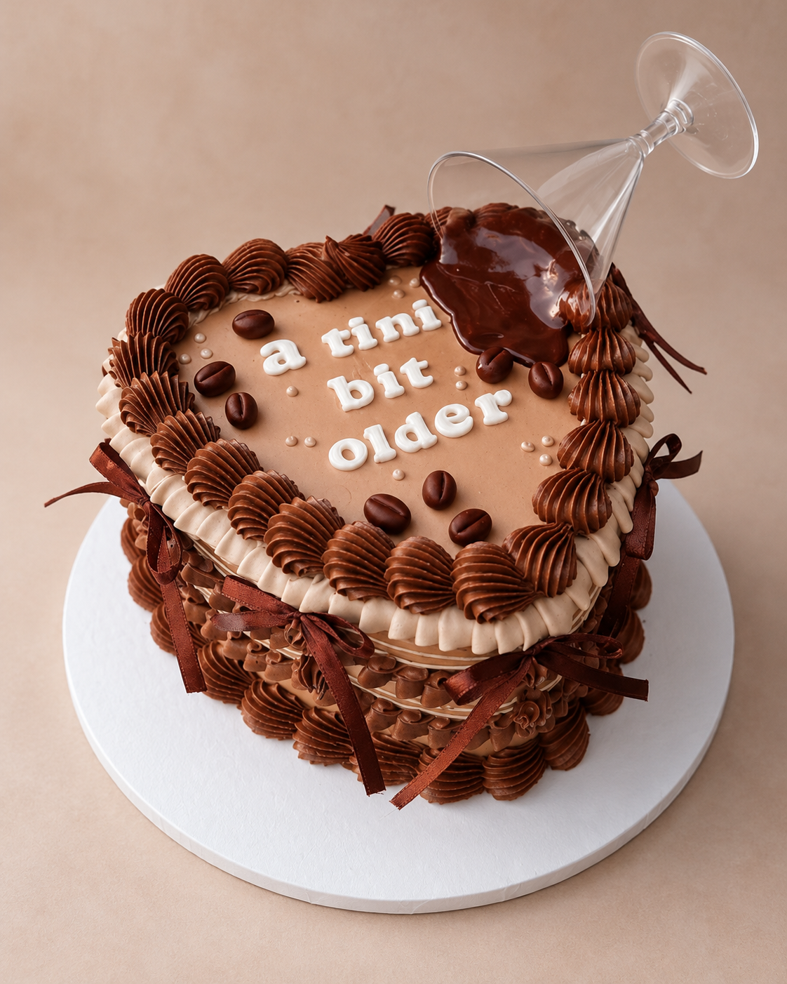 Tini Bit Older Heart-Shaped Mini Cake