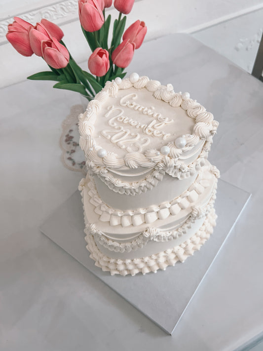 Tiered Heart Cake